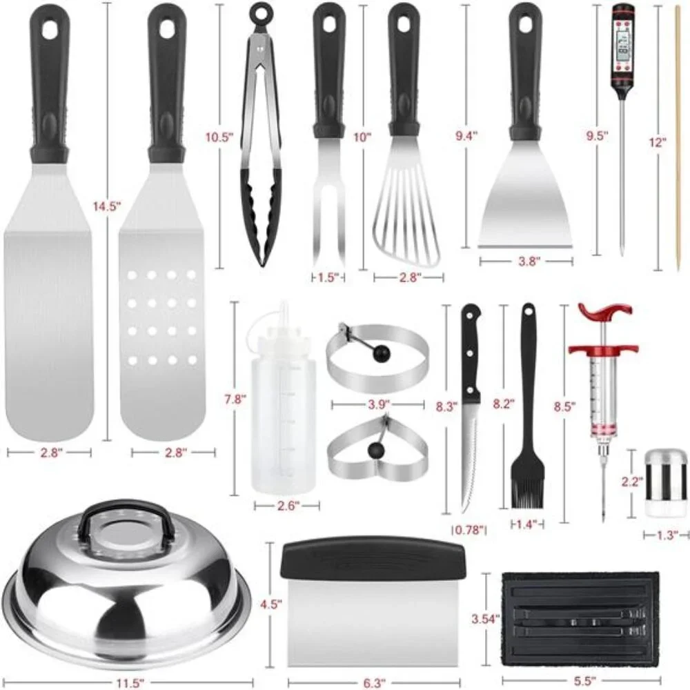 Griddle Accessories Kit, 135 Pcs Griddle Grill Tools Set for Blackstone